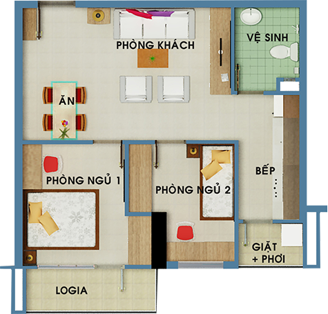 TỔNG QUAN CĂN HỘ THE USEFULL